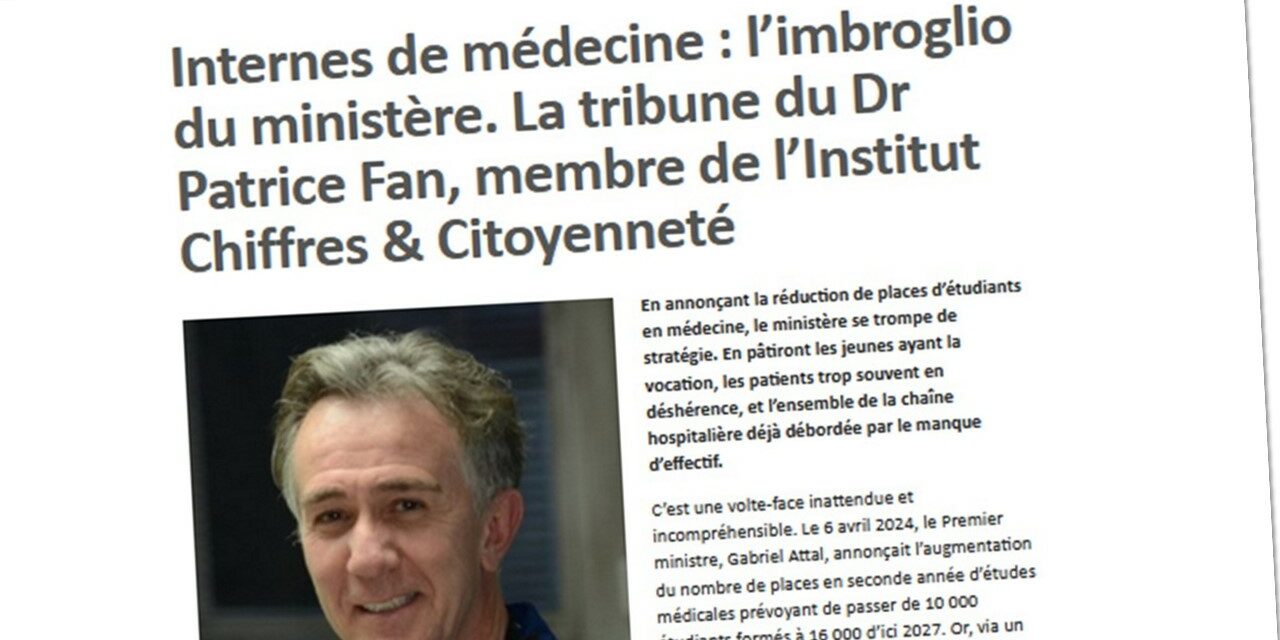 L’Institut C&C réagit à l’imbroglio du ministère sur le nombre d’étudiants en médecine